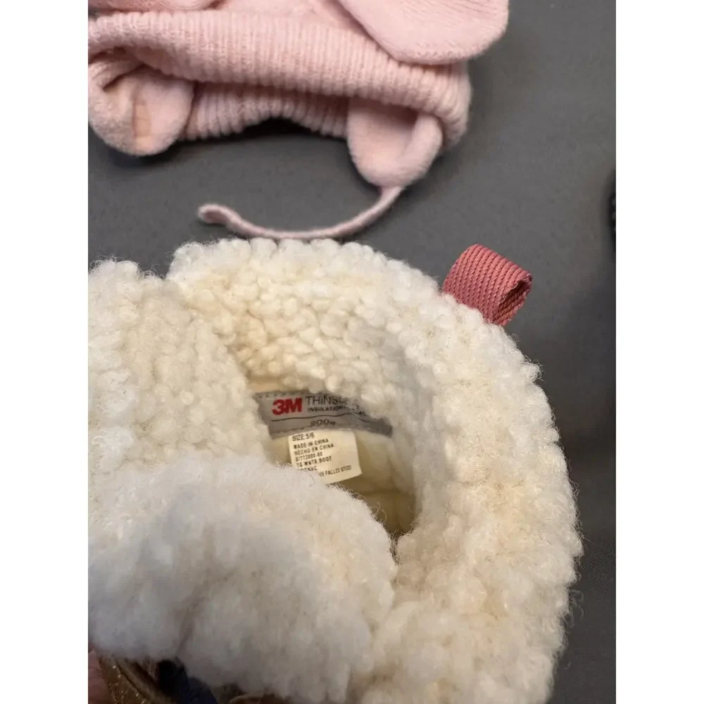 Cozy Toddler Winter Bundle – Boots + 2 Hat & Mitten Sets #608